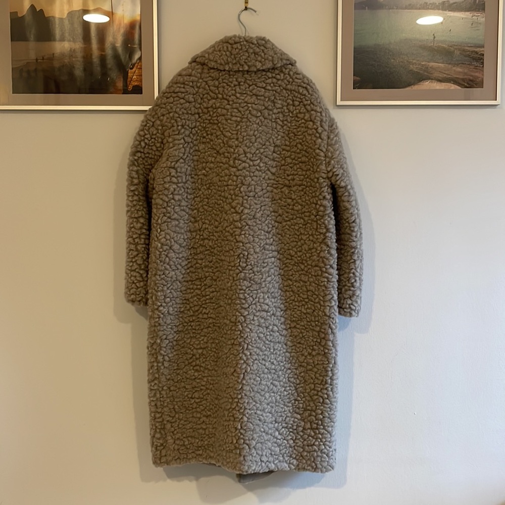 COS Teddy Jacket in Gray - Picture 4 of 7